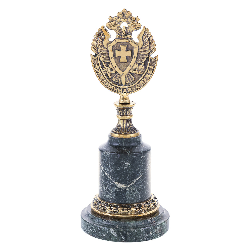 Бронзовая статуэтка «Герб пограничной службы» - интернет магазин Русь Велика я фото 3