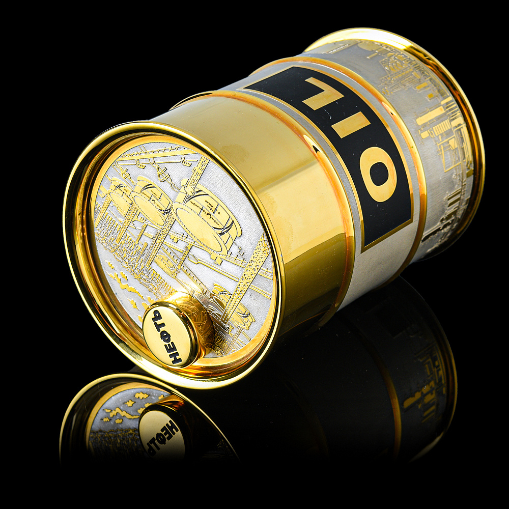 Питейный водочный набор «Нефть». Златоуст - интернет магазин Русь Велика я фото 3