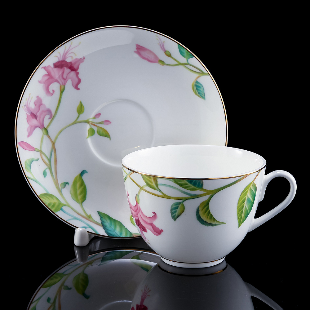 Чайная пара 250 мл «Сад мечты». Форма «Весенняя-2». ИФЗ - интернет магазин Русь Велика я 