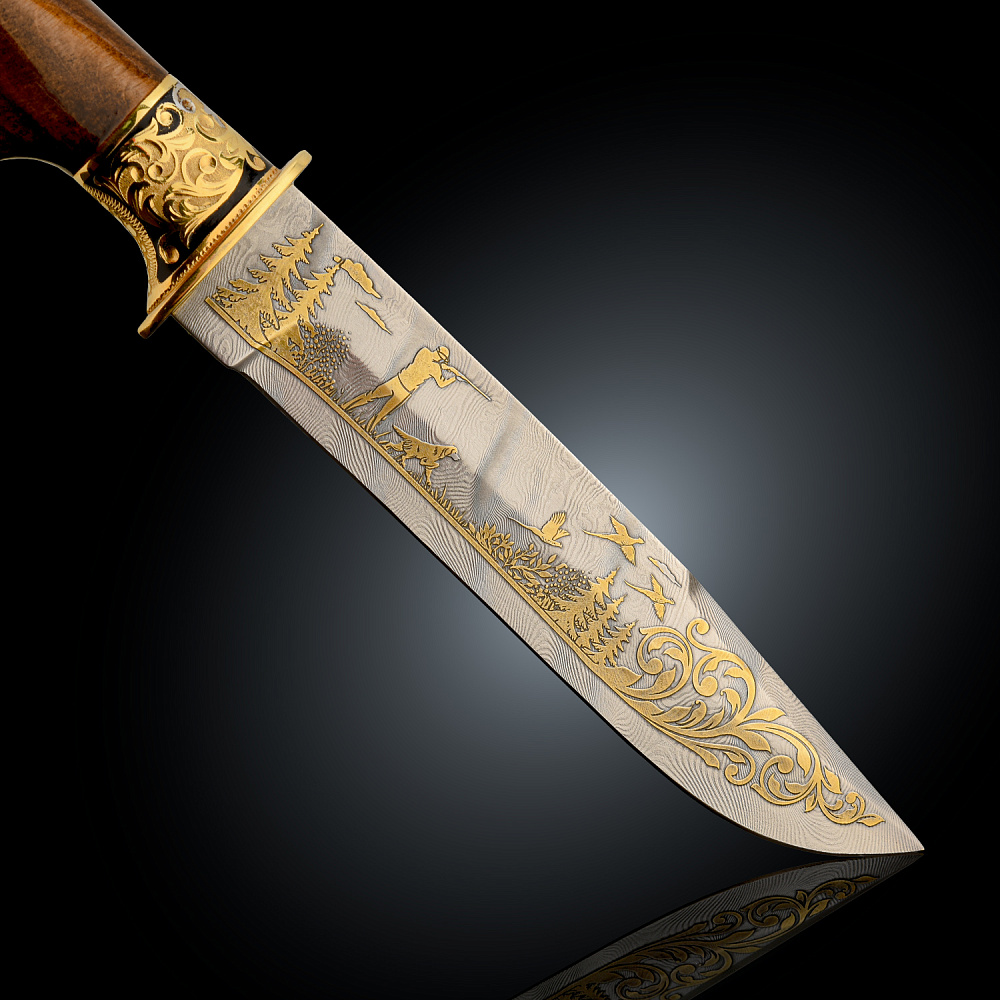 Нож сувенирный «Таежный. Охота». Златоуст - интернет магазин Русь Велика я фото 4