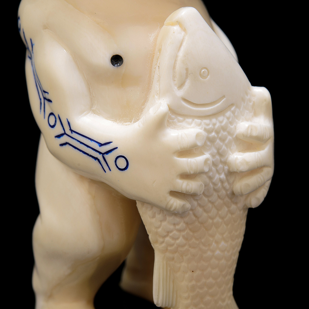 Скульптура из клыка моржа «Пеликен» - интернет магазин Русь Велика я фото 5