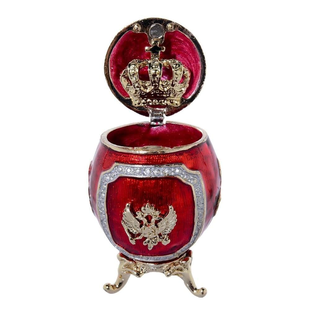 Шкатулка яйцо «Посвящение» Фаберже - интернет магазин Русь Велика я фото 1