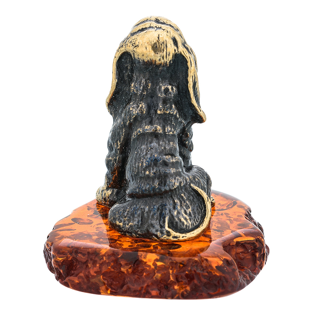 Статуэтка с янтарем «Собака Бигль» - интернет магазин Русь Велика я фото 3