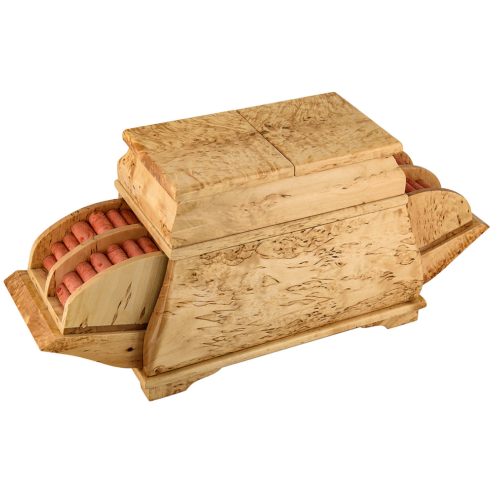 Деревянная шкатулка-ларец из карельской березы - интернет магазин Русь Велика я фото 3