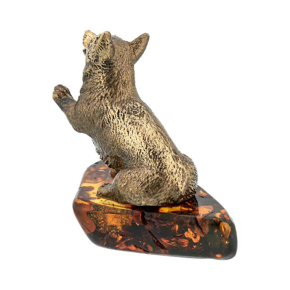 Статуэтка с янтарем «Собака корги» - интернет магазин Русь Велика я фото 4