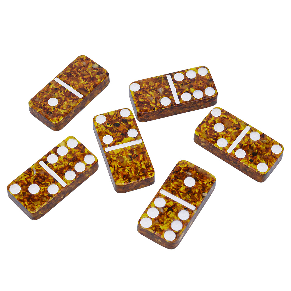 Домино янтарное «Герб РФ» - интернет магазин Русь Велика я фото 3