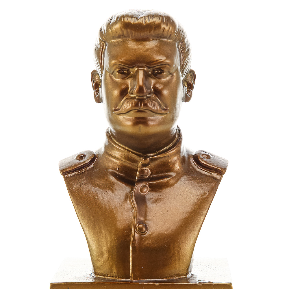 Деревянная резная скульптура «Бюст И.В.Сталин». Высота 26,5 см - интернет магазин Русь Велика я фото 7