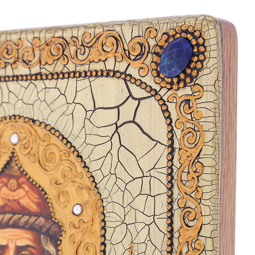 Икона из мореного дуба «Святой князь Владимир» 21х29 см - интернет магазин Русь Велика я фото 4