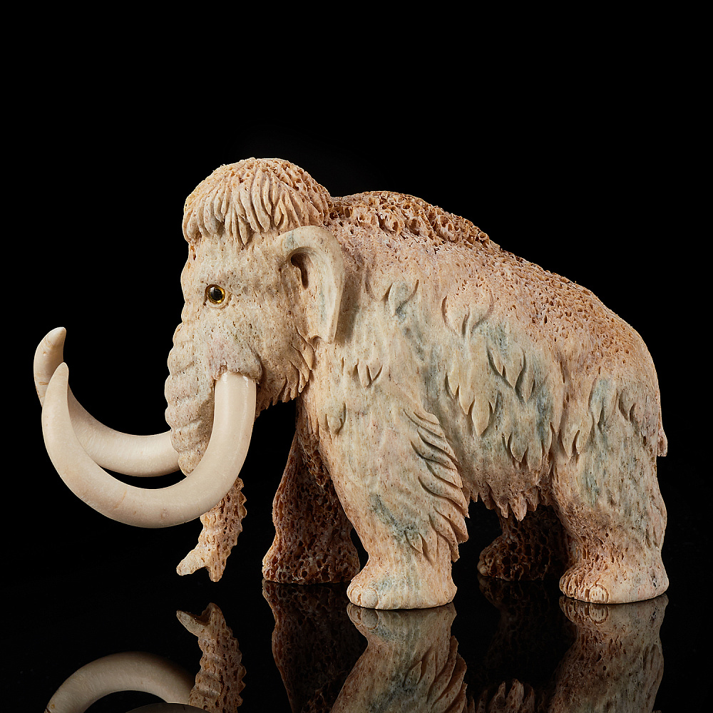 Скульптура из кости «Мамонт» - интернет магазин Русь Велика я фото 1