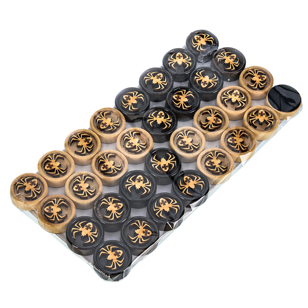 Комплект фишек для нард и шашек «Паук» - интернет магазин Русь Велика я фото 1