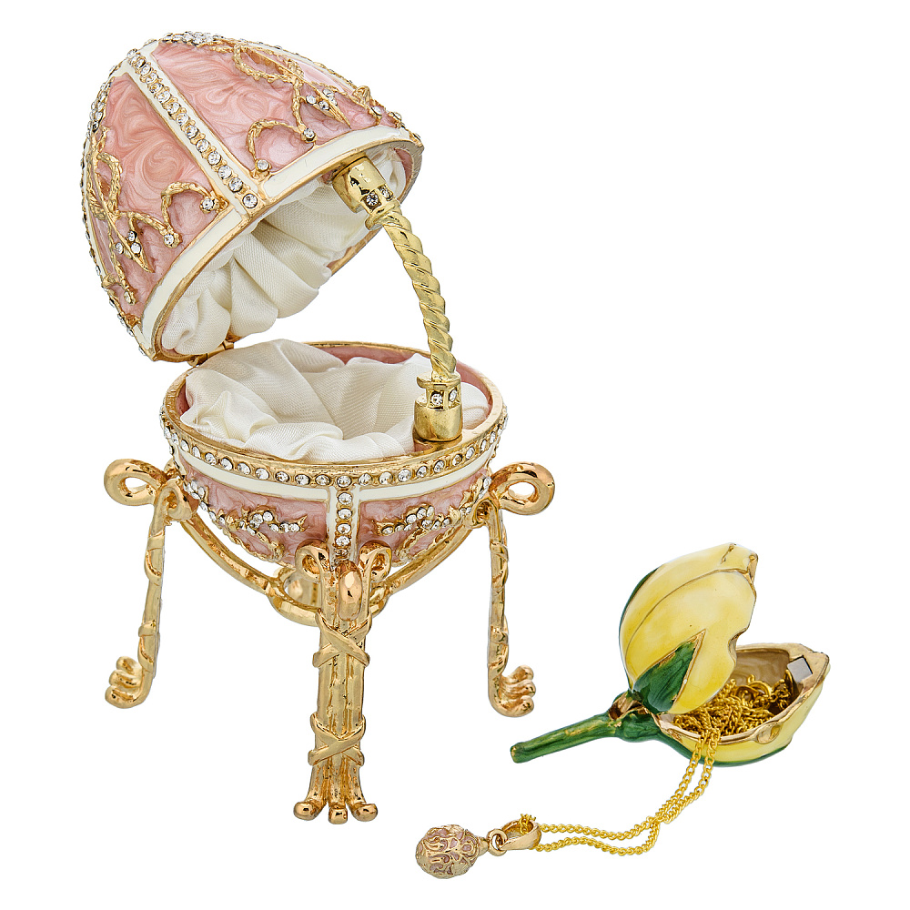 Пасхальное яйцо с кулоном. Традиции Фаберже - интернет магазин Русь Велика я фото 1