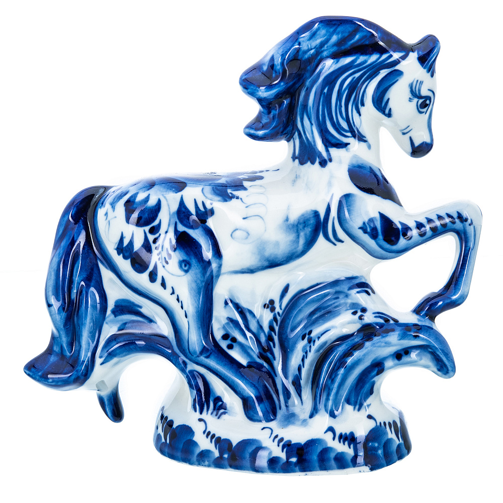 Статуэтка «Лошадь». Гжель - интернет магазин Русь Велика я фото 2