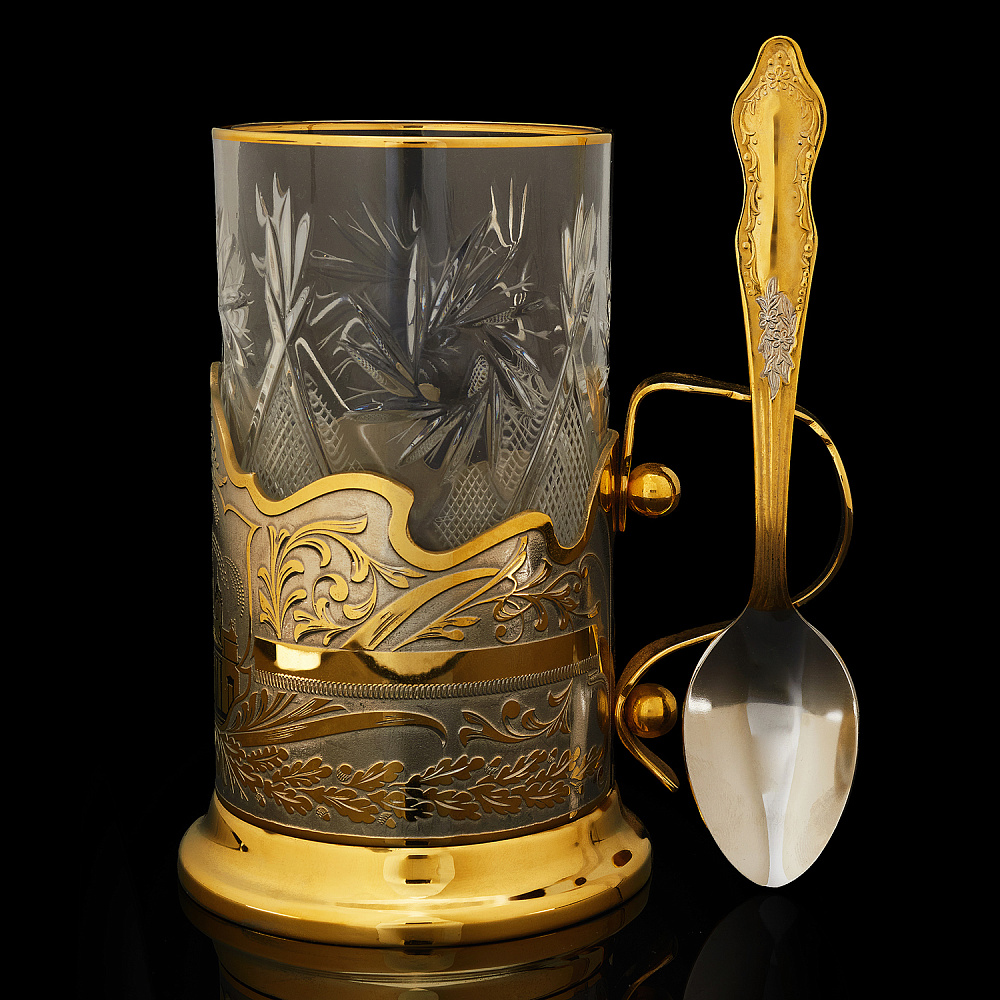 Подстаканник «Исаакиевский Собор». Златоуст - интернет магазин Русь Велика я фото 1