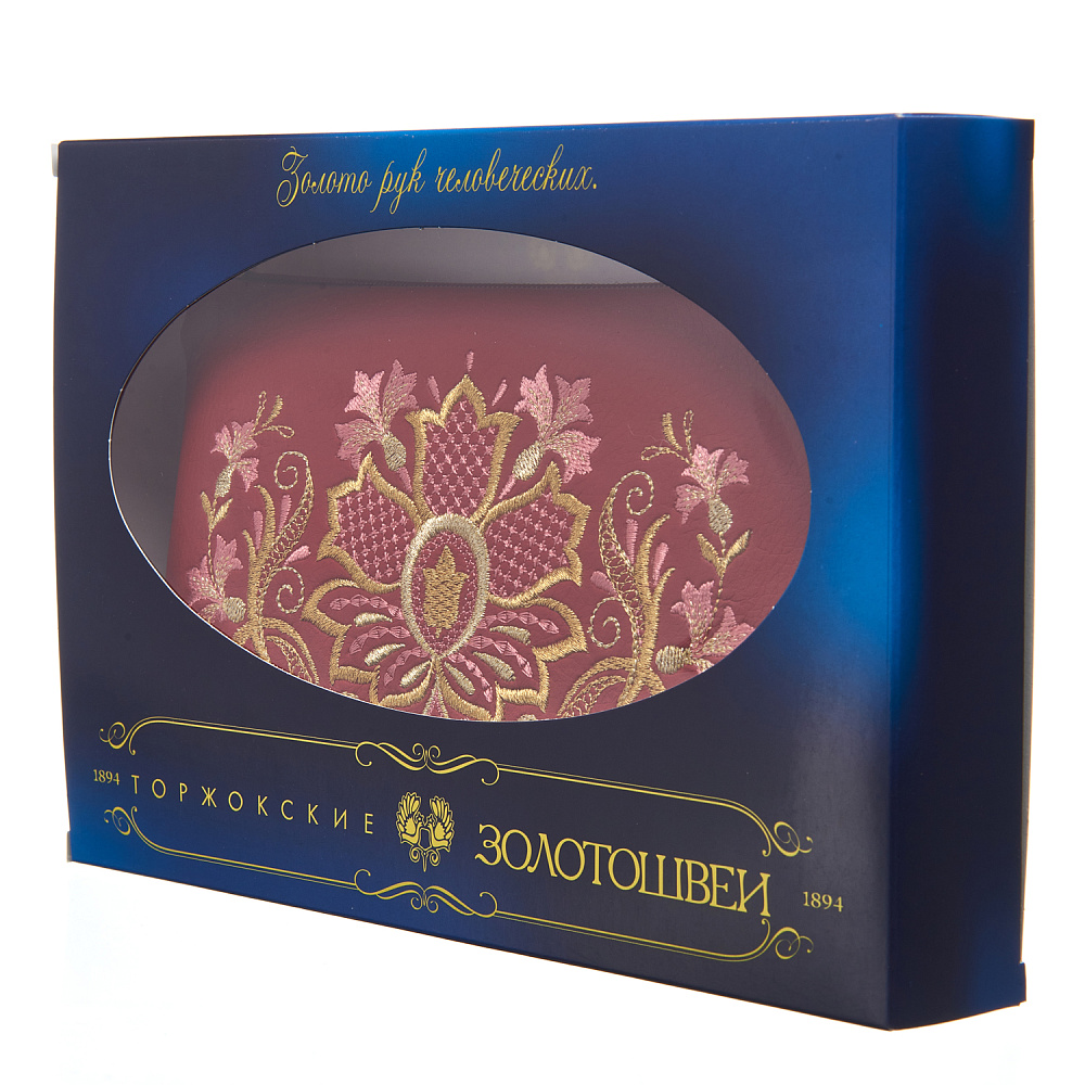 Косметичка «Васильки». Красная - интернет магазин Русь Велика я фото 4