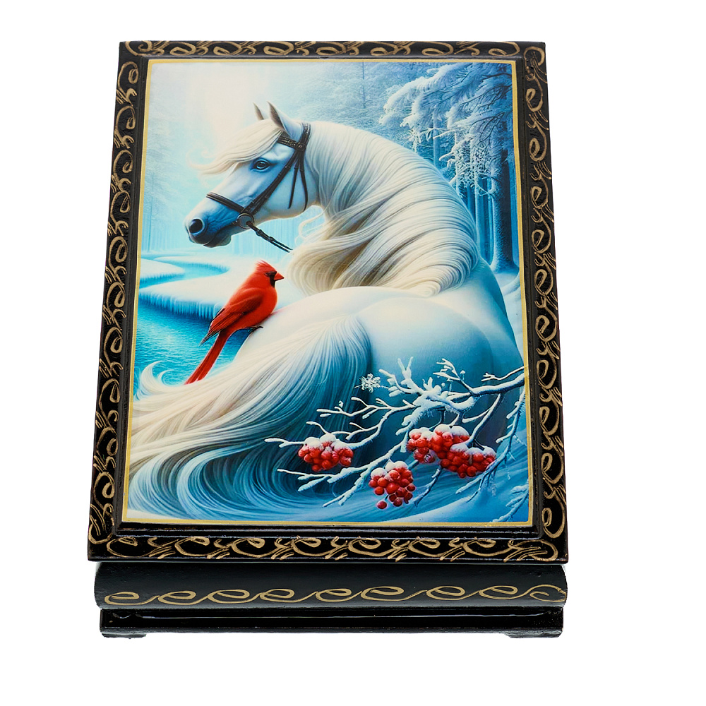 Символ 2026 года. Шкатулка «Лошадь» - интернет магазин Русь Велика я 