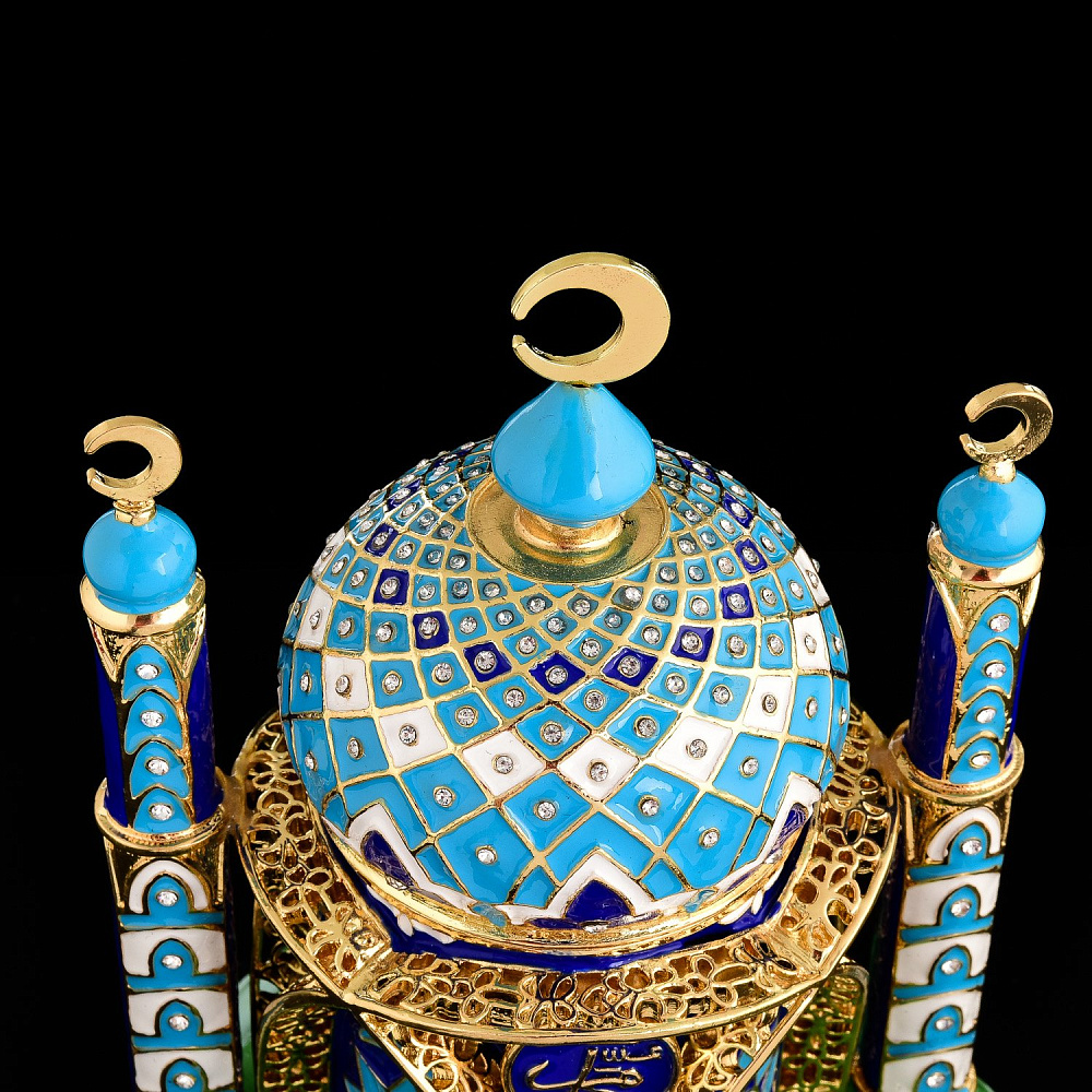 Шкатулка «Мусульманская Мечеть». Традиции Фаберже - интернет магазин Русь Велика я фото 6