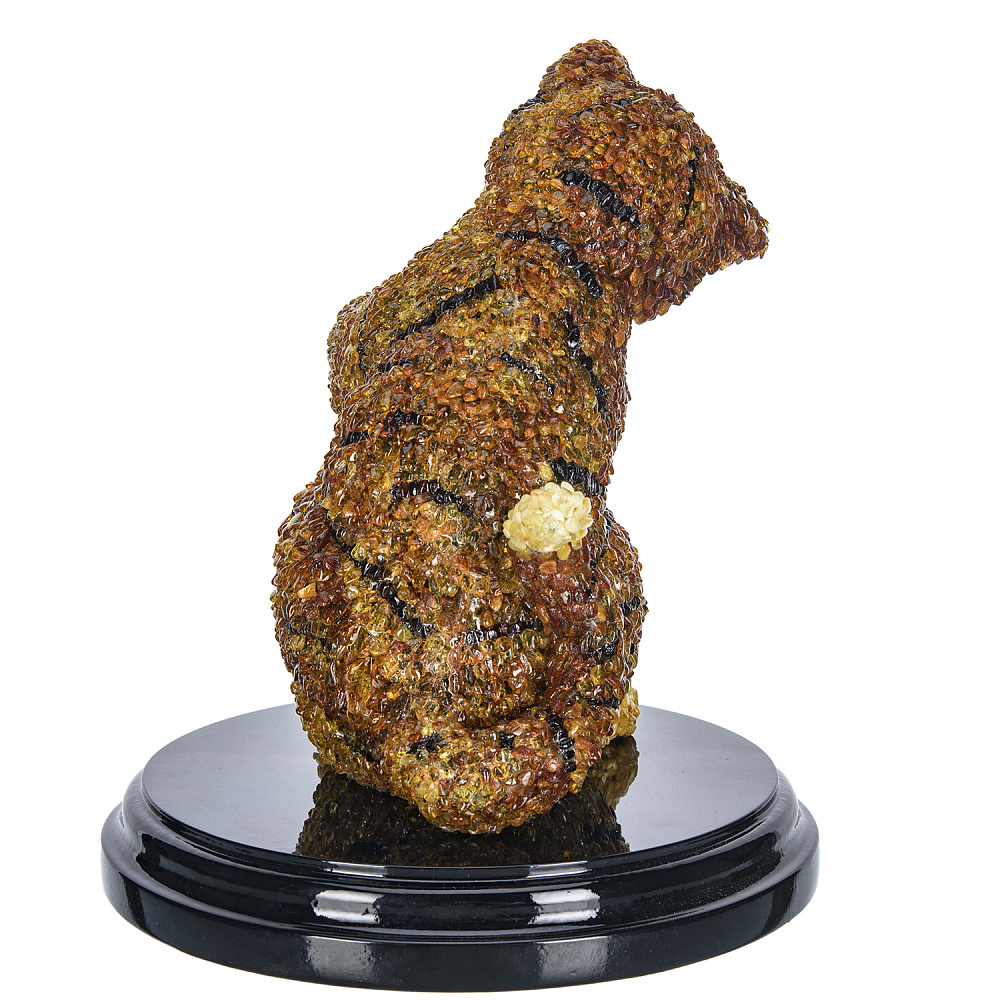 Скульптура из янтаря «Котик» - интернет магазин Русь Велика я фото 2