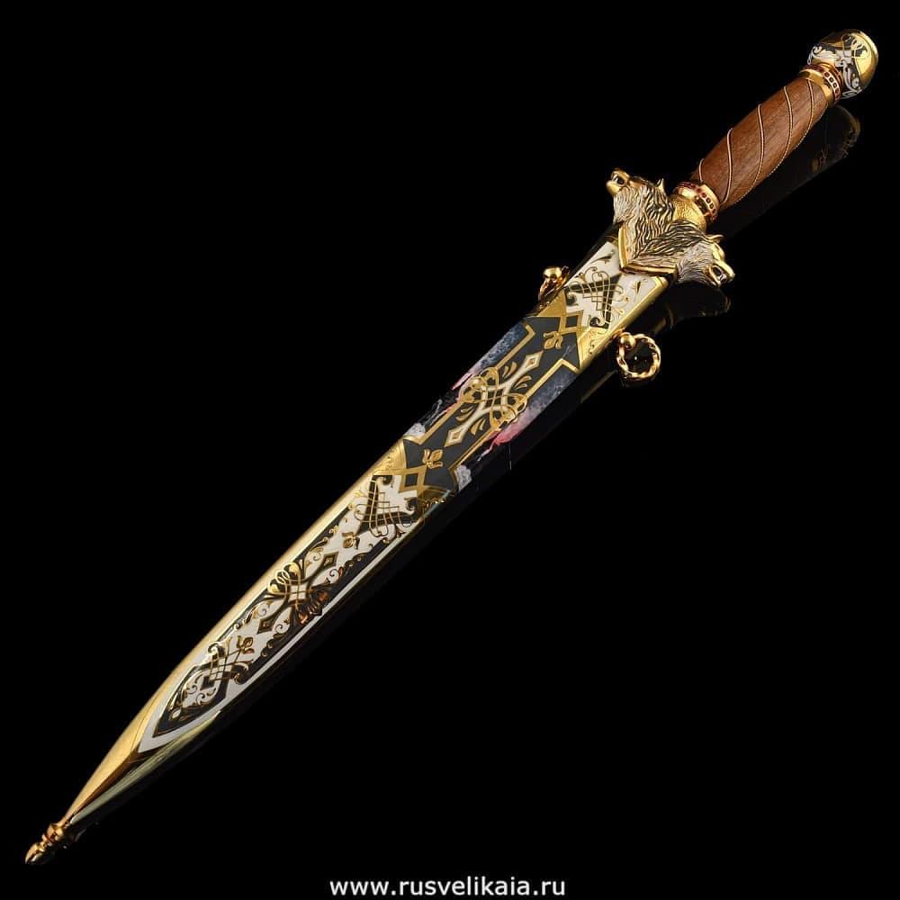 Кинжал сувенирный украшенный. Златоуст - интернет магазин Русь Велика я фото 4