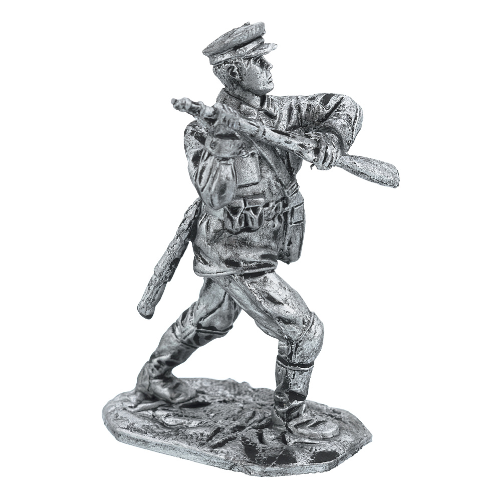 Оловянная миниатюра «Пограничник с винтовкой» - интернет магазин Русь Велика я 