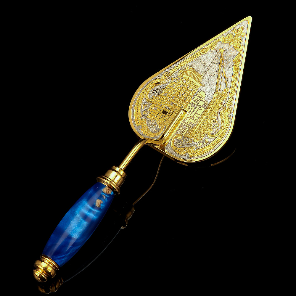 Сувенирный строительный мастерок. Златоуст - интернет магазин Русь Велика я 