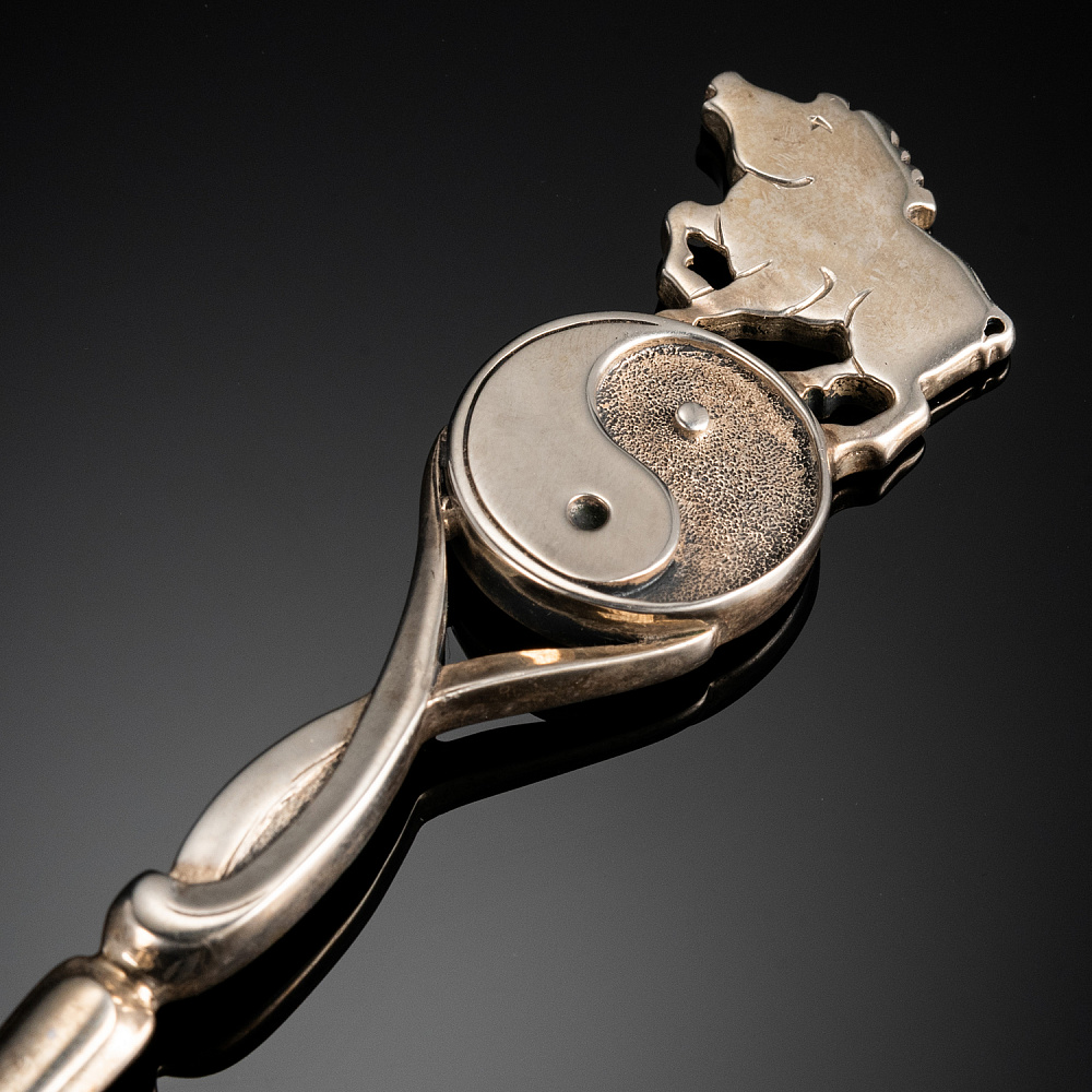 Ложка серебряная «Восточный гороскоп - Кабан». Серебро 875* - интернет магазин Русь Велика я фото 1