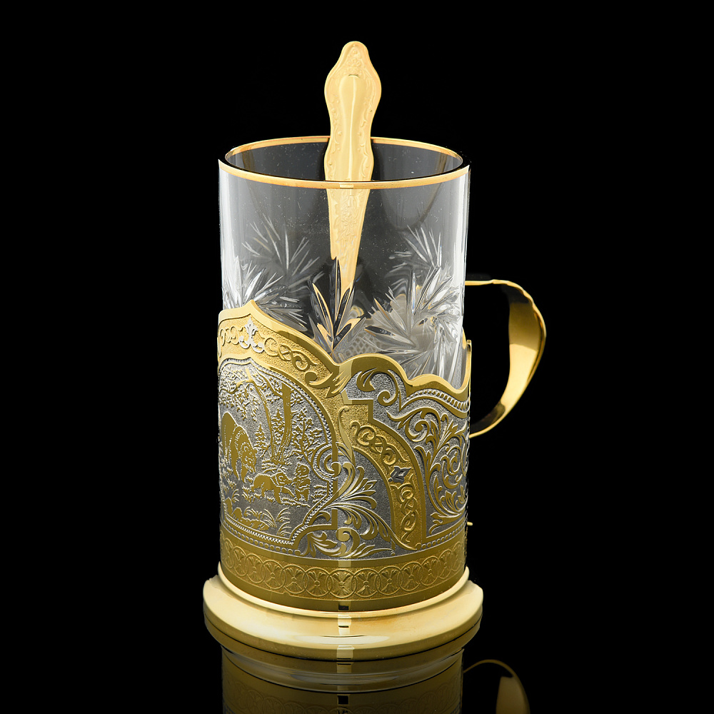 Подстаканник «Медведь». Златоуст - интернет магазин Русь Велика я фото 2