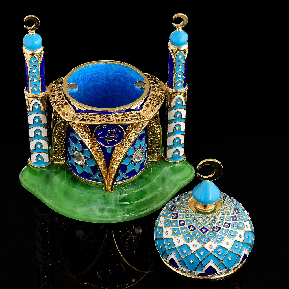 Шкатулка «Мусульманская Мечеть». Традиции Фаберже - интернет магазин Русь Велика я фото 5