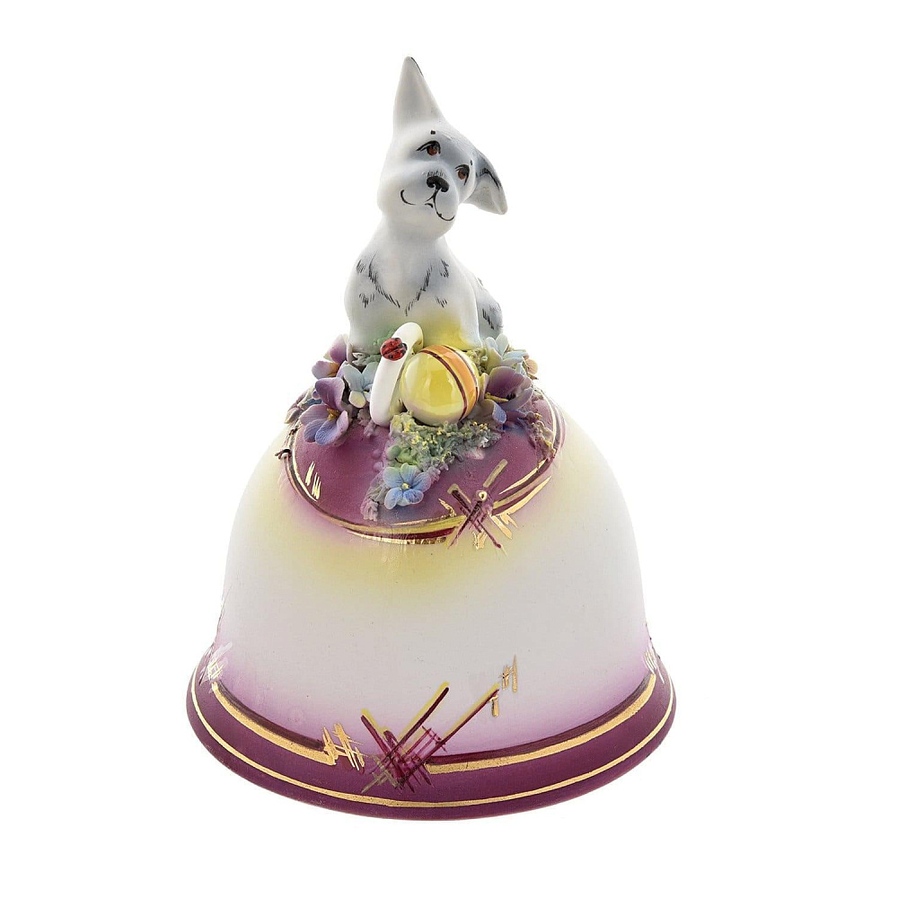 Колокольчик фарфоровый «Собака» - интернет магазин Русь Велика я фото 5