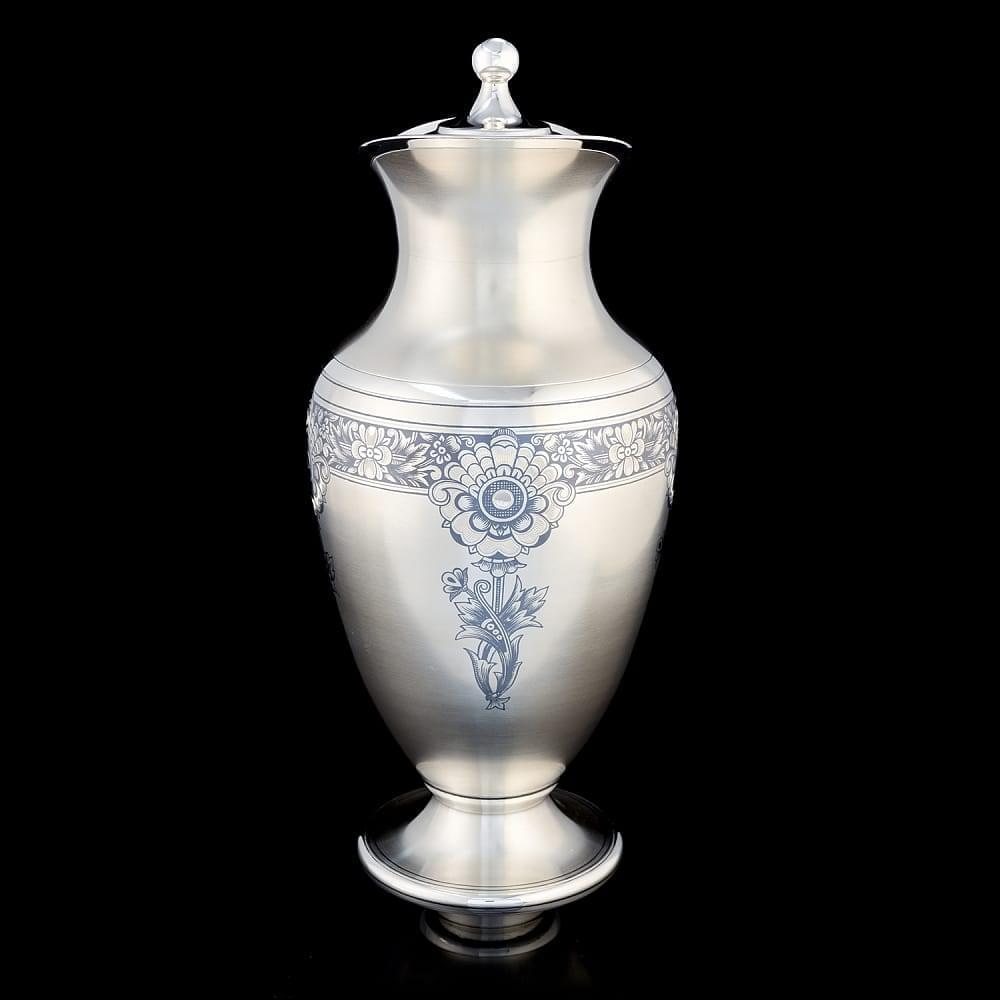 Набор для воды «Пион» (серебро 925*) 1354 гр. - интернет магазин Русь Велика я фото 4