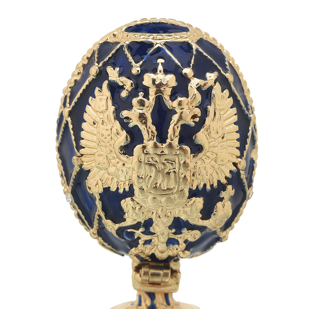 Пасхальное яйцо-шкатулка «Герб РФ». Традиции Фаберже - интернет магазин Русь Велика я фото 3