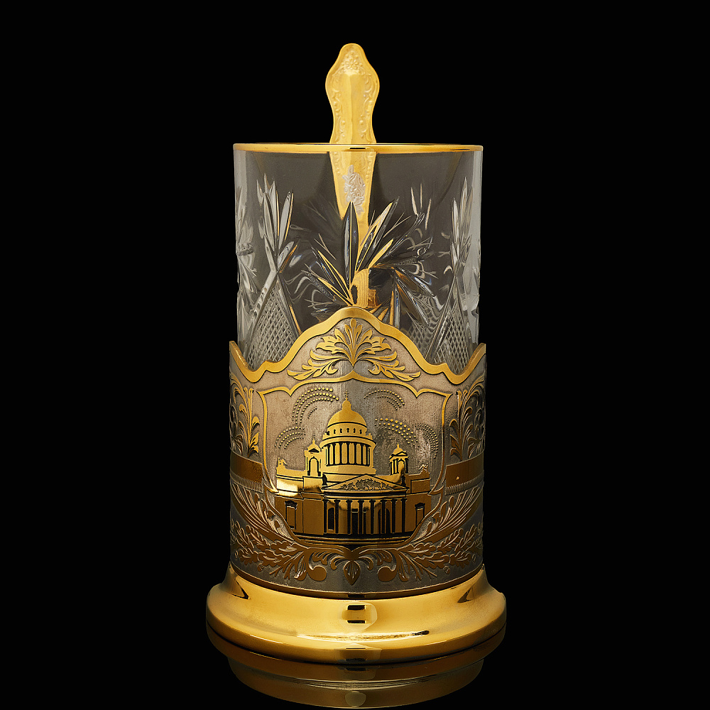 Подстаканник «Исаакиевский Собор». Златоуст - интернет магазин Русь Велика я 