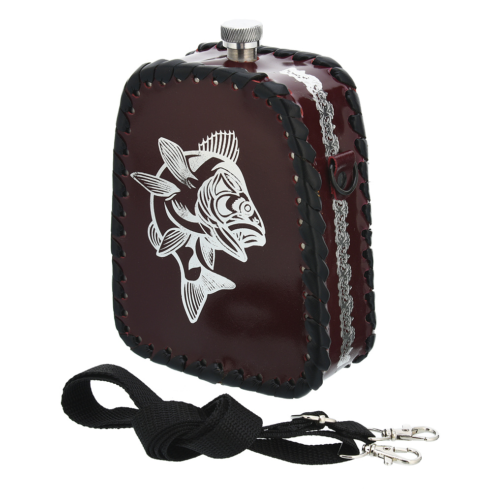 Фляга 1 л «Рыбы» - интернет магазин Русь Велика я фото 1