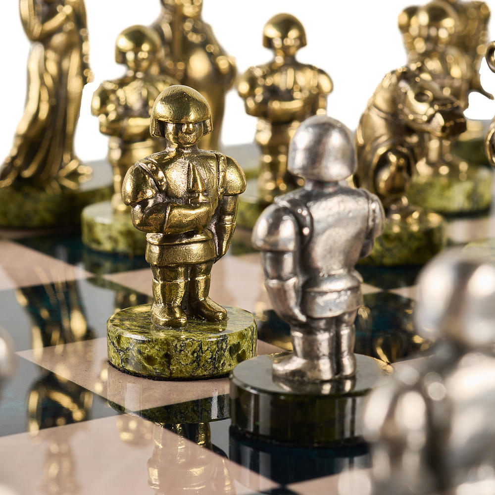 Шахматы с фигурами из бронзы «Европа» 48х48 см - интернет магазин Русь Велика я фото 10