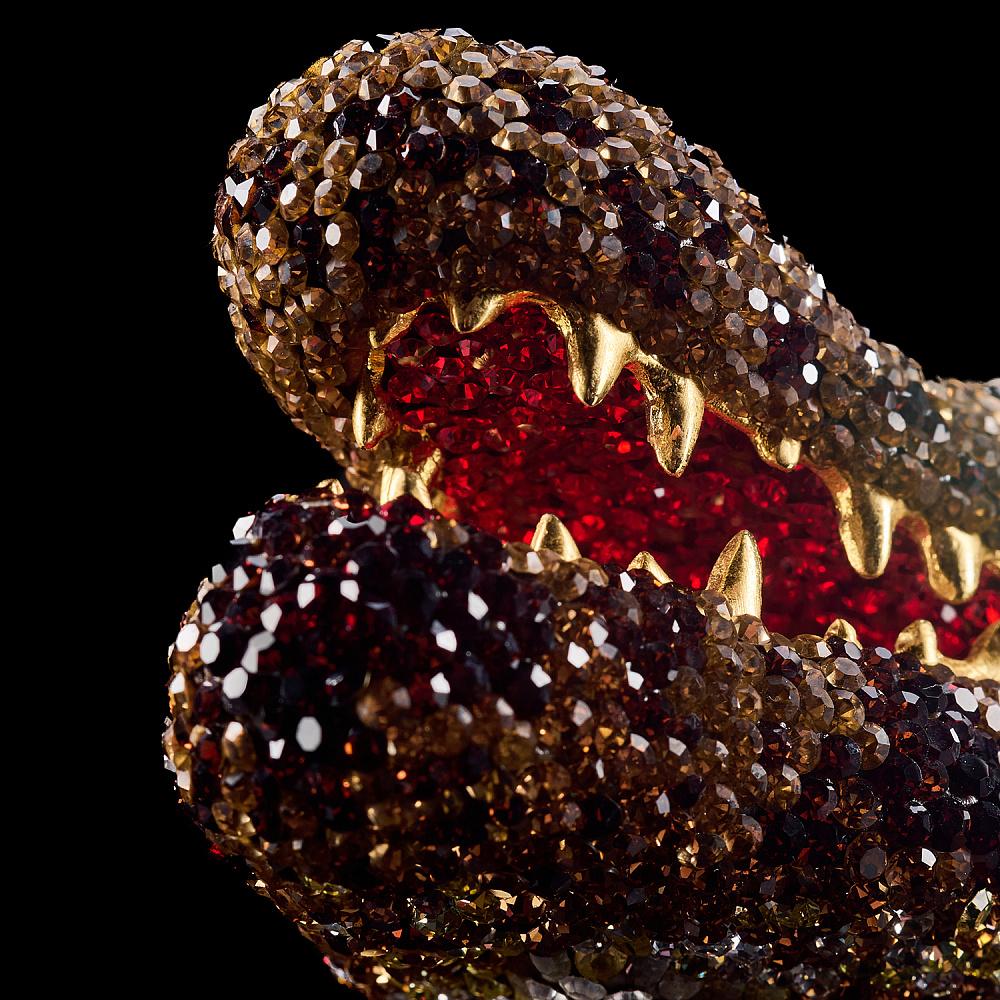 Скульптура с хрустальными стразами «Крокодил» - интернет магазин Русь Велика я фото 3