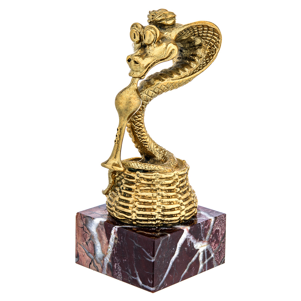 Змея Символ года 2025. Бронзовая статуэтка «Змея» - интернет магазин Русь Велика я 