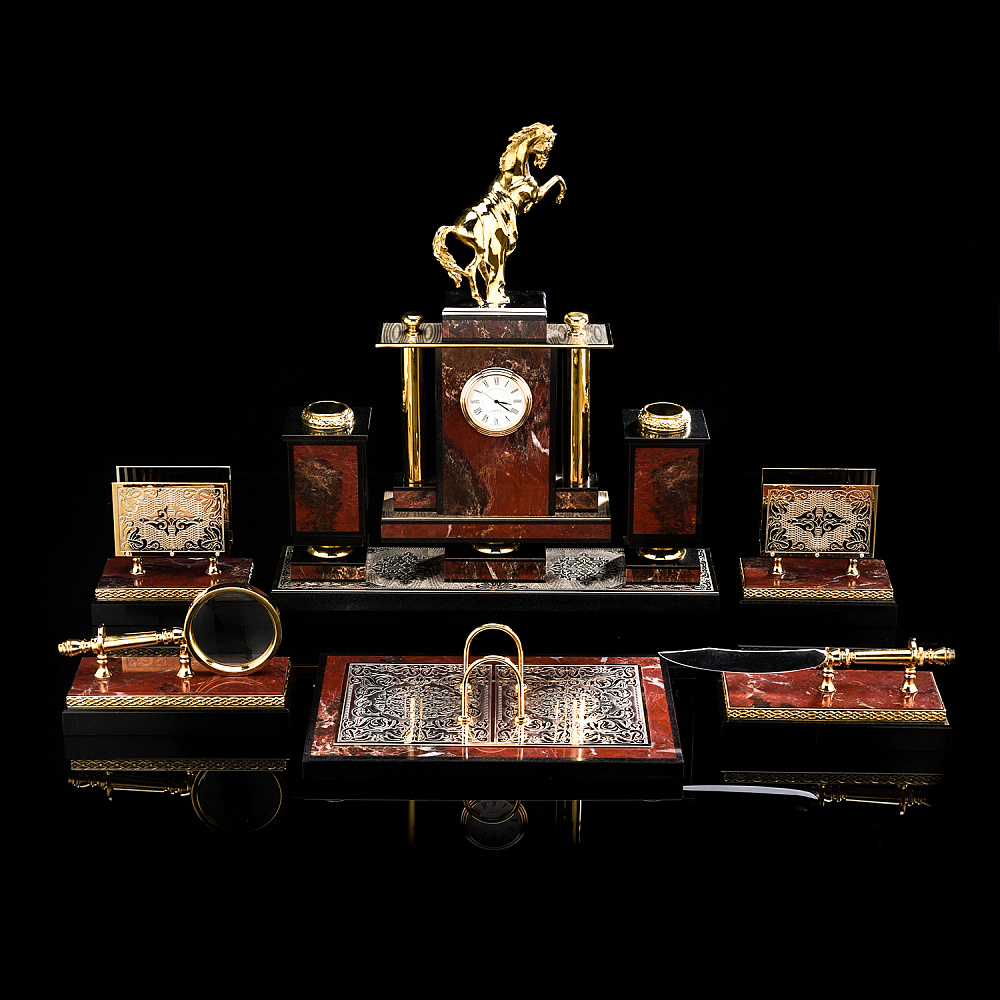 Настольный письменный набор «Директорский». Златоуст - интернет магазин Русь Велика я 