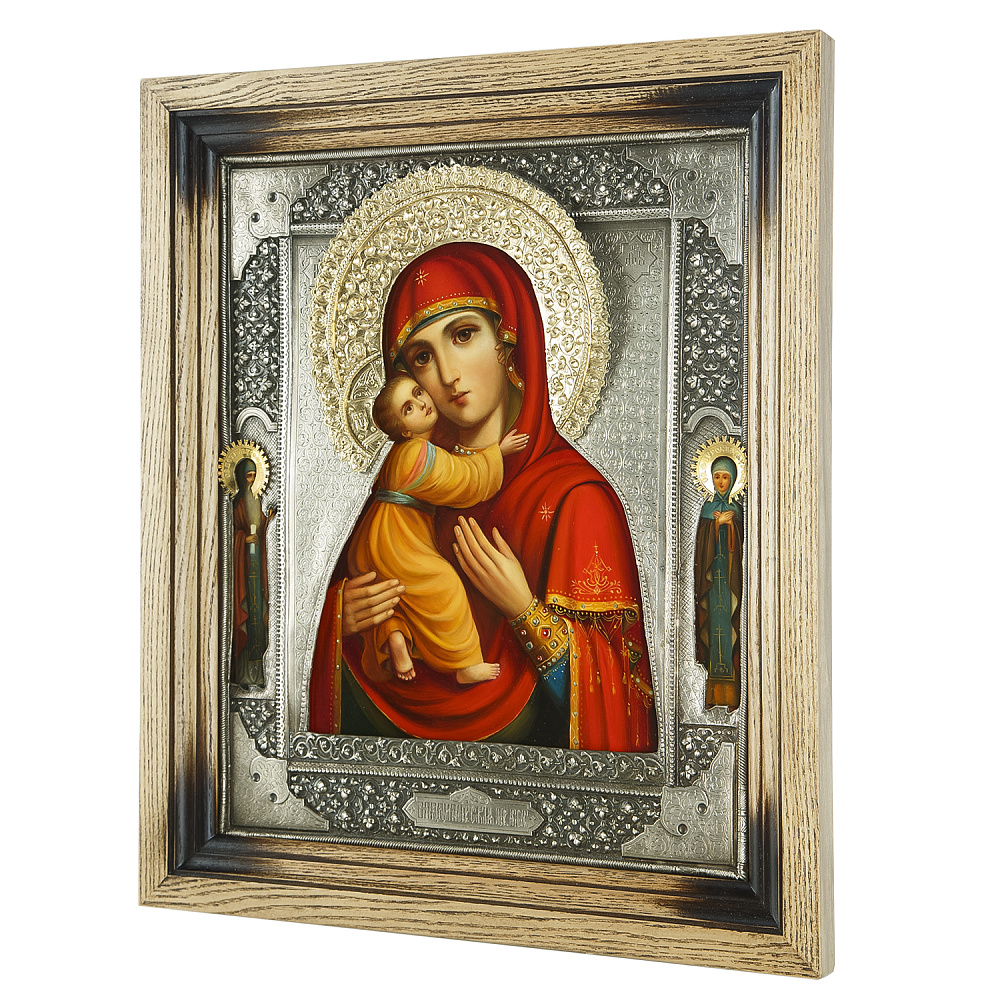 Икона в киоте «Владимирская Божья Матерь» 36х42 см - интернет магазин Русь Велика я фото 8