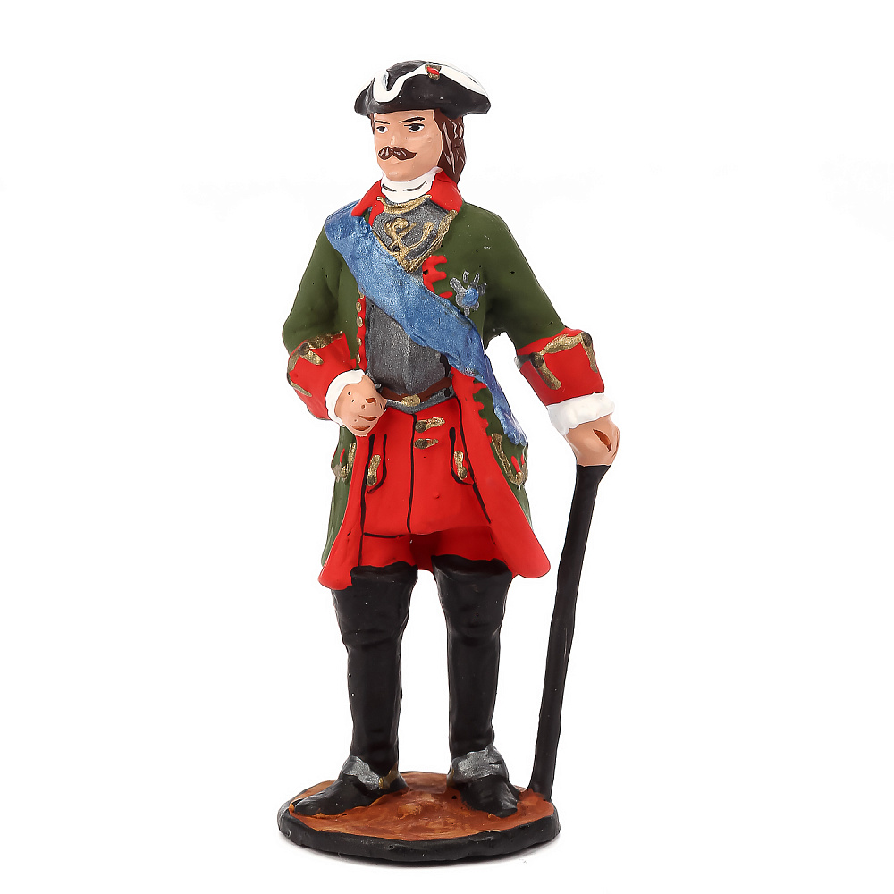 0063257 Оловянная миниатюра Набор солдатиков «ПЕТР ПЕРВЫЙ И СОЛДАТЫ» (композиция из 5 фигур) - интернет магазин Русь Велика я фото 1