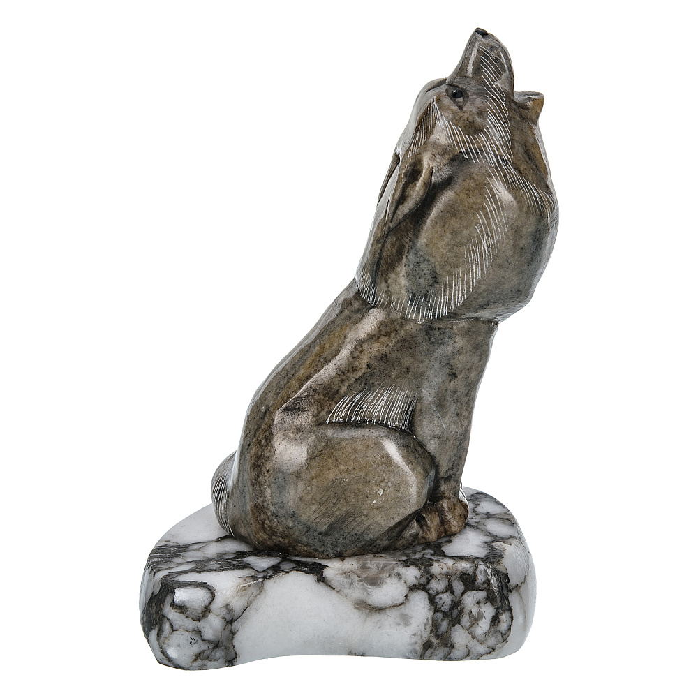 Статуэтка из камня «Волк» - интернет магазин Русь Велика я фото 2