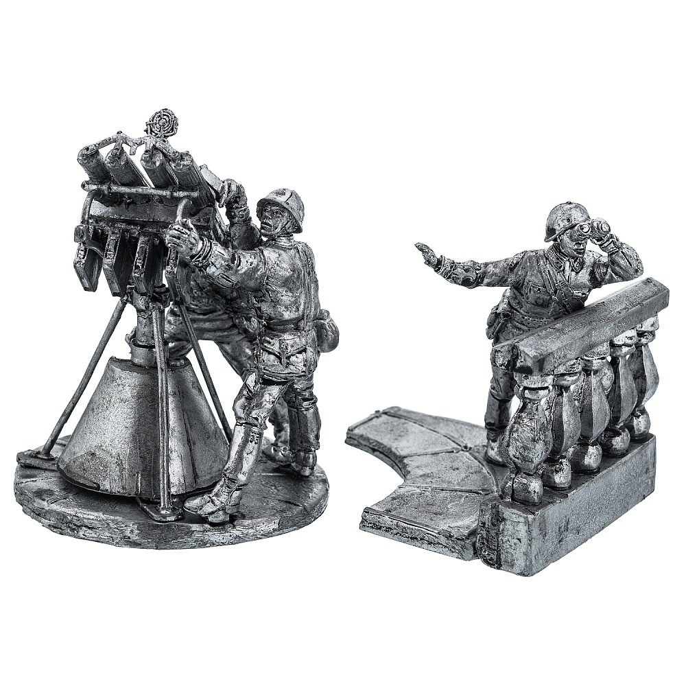 Оловянная миниатюра «Композиция с счетверенным Максимом» - интернет магазин Русь Велика я фото 3