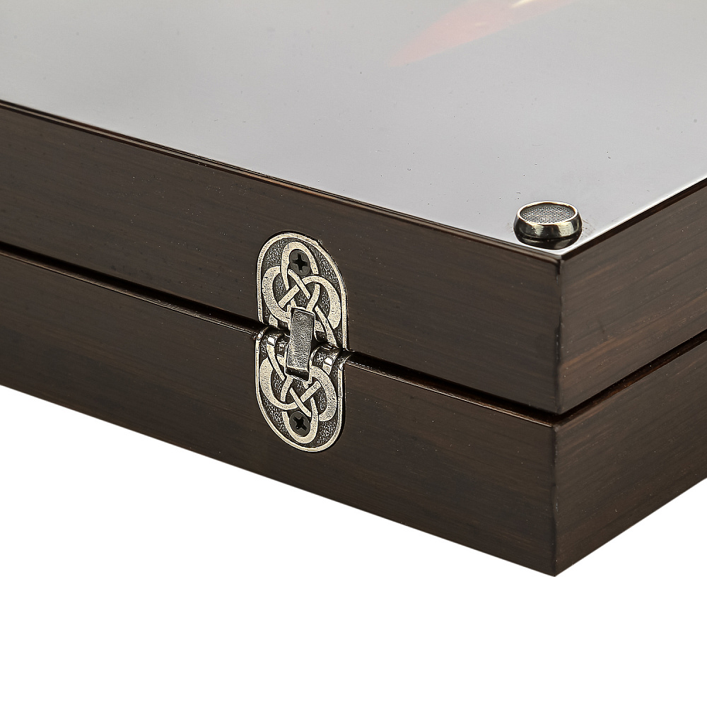 Нарды из янтаря и морёного дуба «Волк» - интернет магазин Русь Велика я фото 6