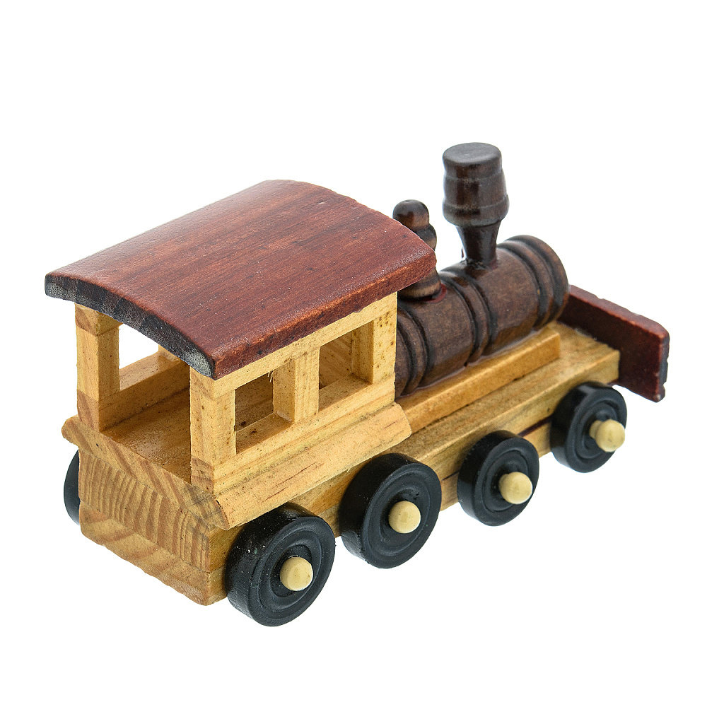 Деревянная игрушка «Паровоз» - интернет магазин Русь Велика я фото 3