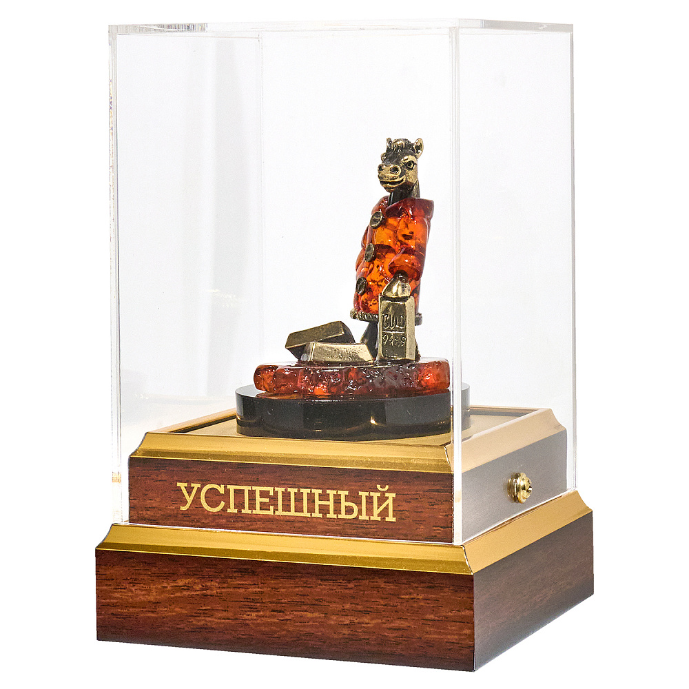 Лошадь Символ 2026 года. Статуэтка «Успешный» - интернет магазин Русь Велика я 