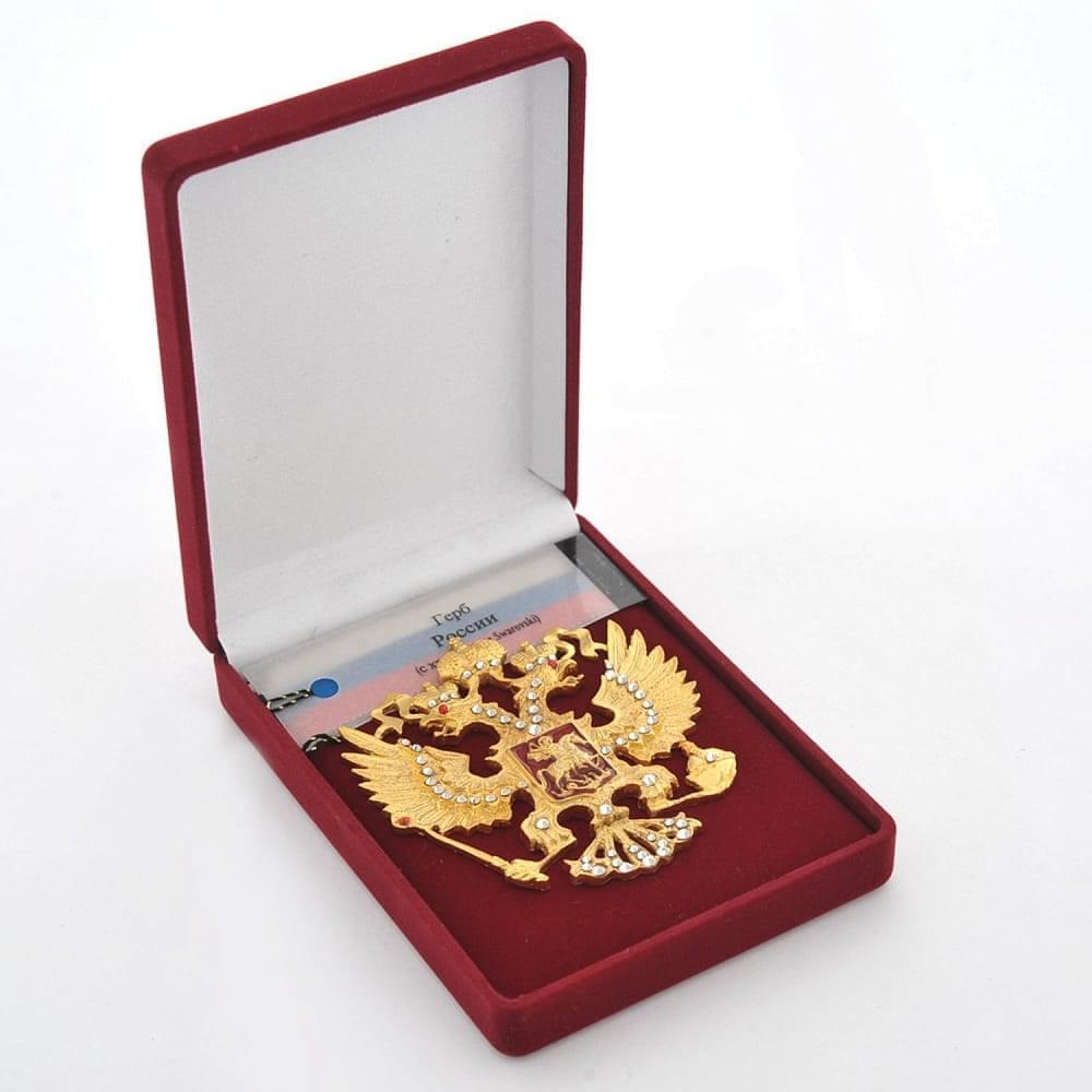 Герб России с хрусталём - интернет магазин Русь Велика я 
