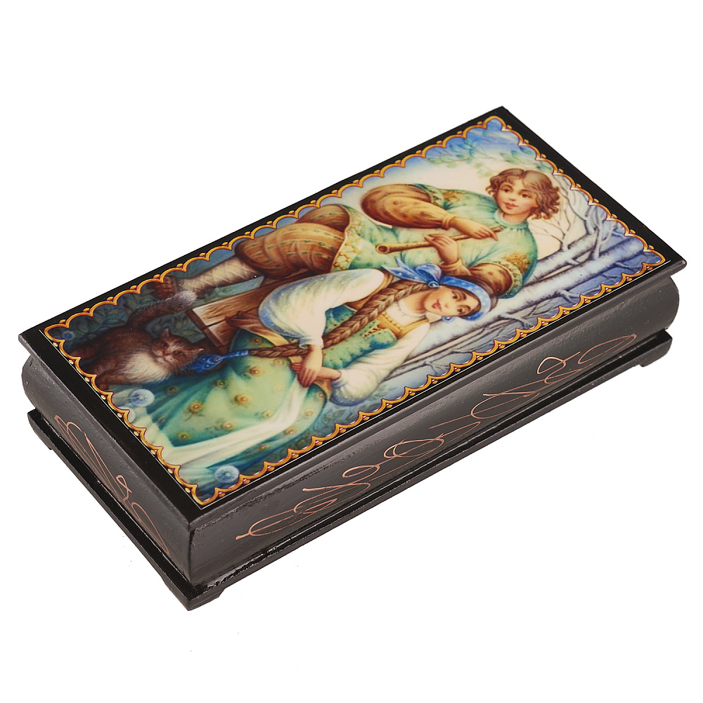 Шкатулка «Лель и Снегурочка» - интернет магазин Русь Велика я фото 1