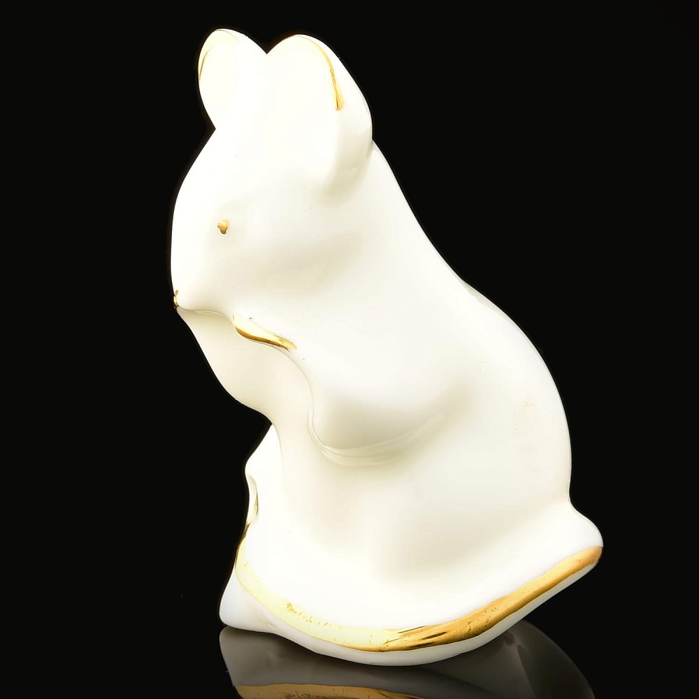 Статуэтка «Мышь с позолотой» ИФЗ - интернет магазин Русь Велика я фото 1