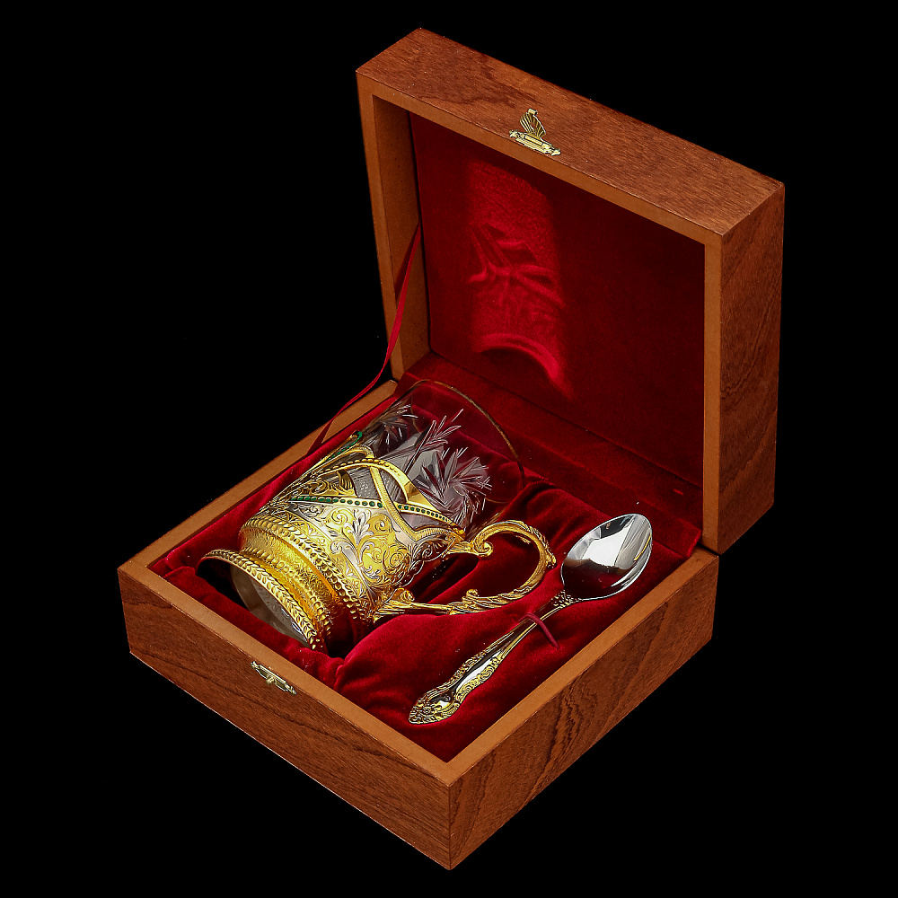 Подстаканник «Охота». Златоуст - интернет магазин Русь Велика я фото 4