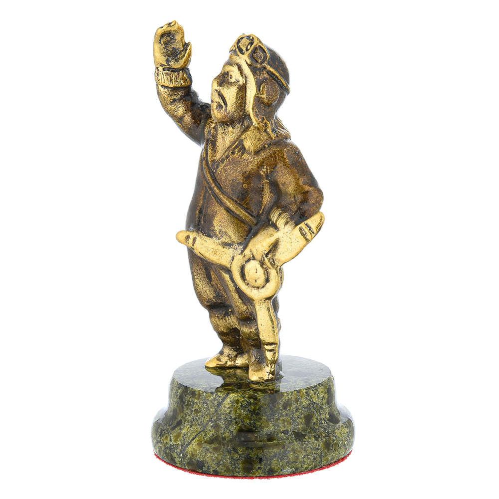 Бронзовая статуэтка «Летчик» - интернет магазин Русь Велика я фото 1