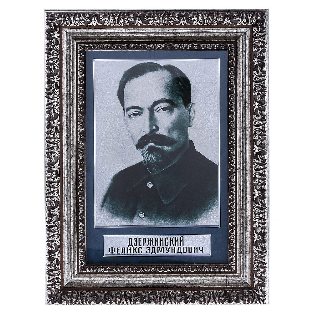 Картина на сусальном золоте «Феликс Эдмундович Дзержинский» 46з35 см - интернет магазин Русь Велика я 