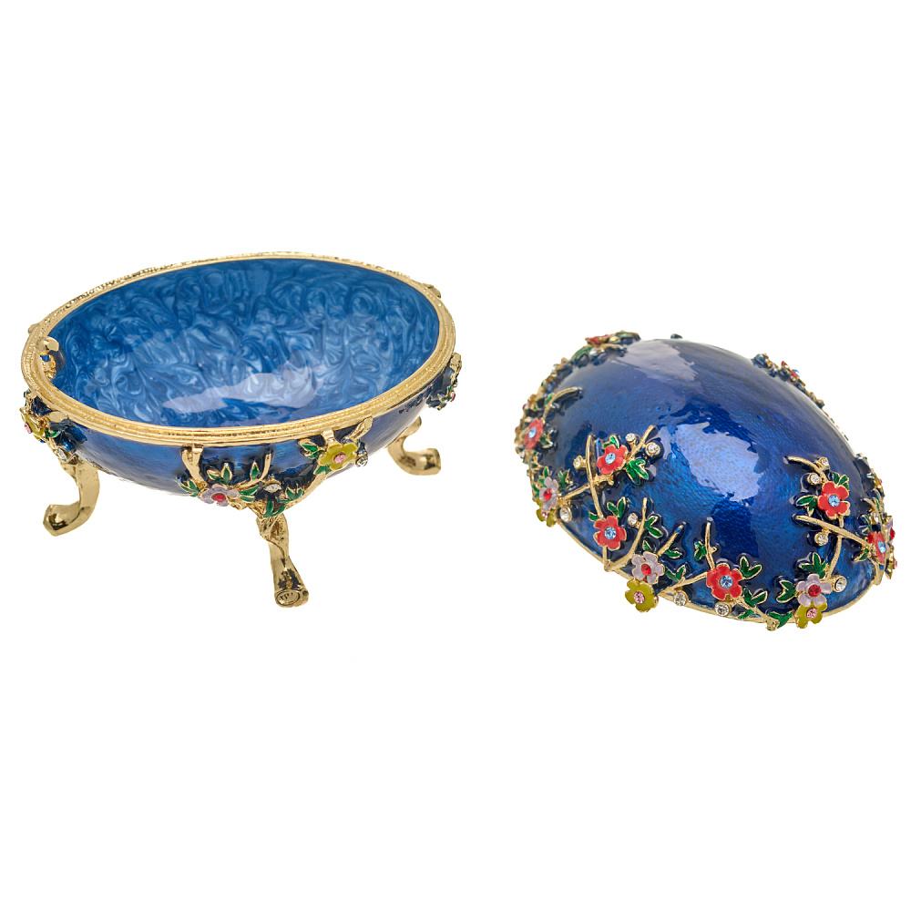 Пасхальное яйцо-шкатулка «Весеннее». Традиции Фаберже - интернет магазин Русь Велика я фото 2